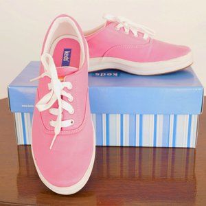 Womens Keds Andie Hot Pink Micro Stretch Lace Up Tennis Shoes Size 7 1/2